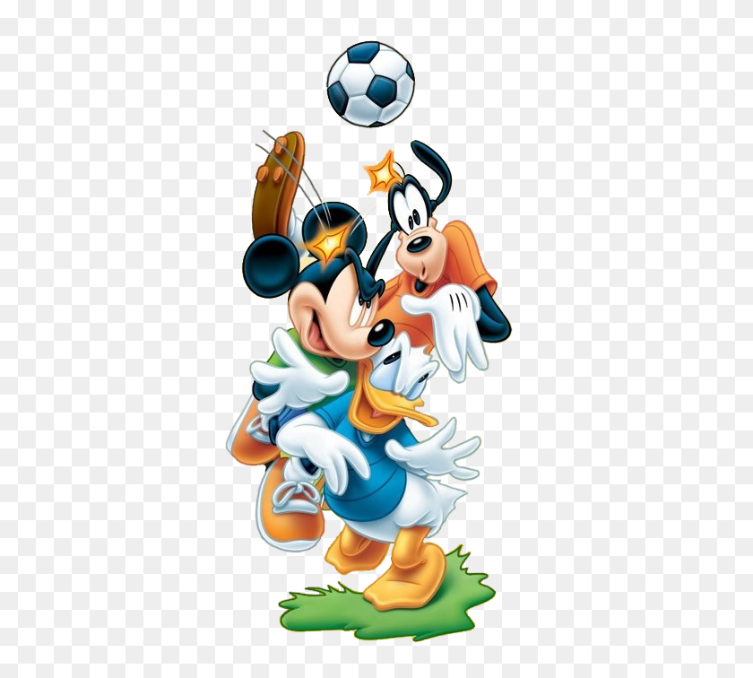 340x696 Fútbol Clipart Mickey - Wallaby Clipart