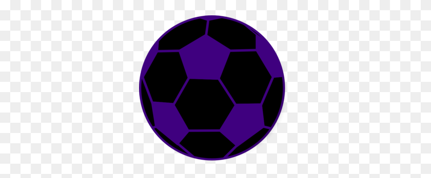 297x288 Soccer Clipart Purple - Soccer Clip Art