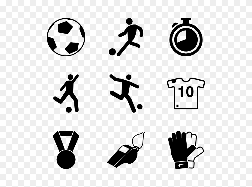 600x564 Soccer Icon Packs - Football Icon PNG