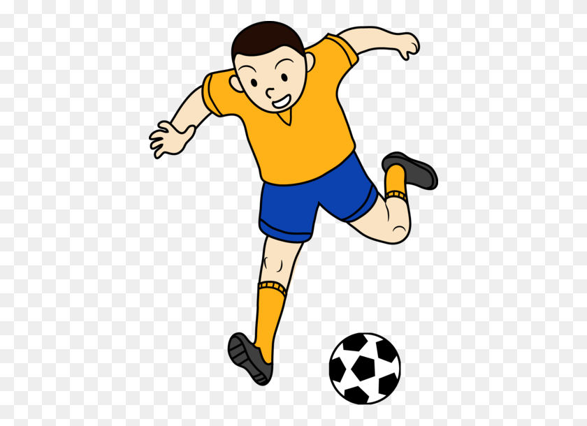 414x550 Soccer Player Clip Art - Play Ball Clipart