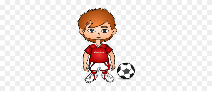 228x300 Soccer Player Clip Art - Playing Soccer Clipart