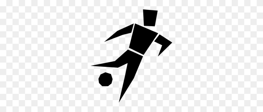 261x298 Soccer Player Clip Art - Football Logo Clipart