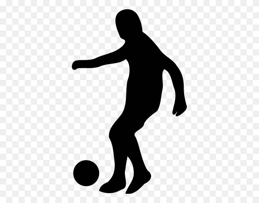 374x600 Soccer Player Clipart - Soccer Player Clipart