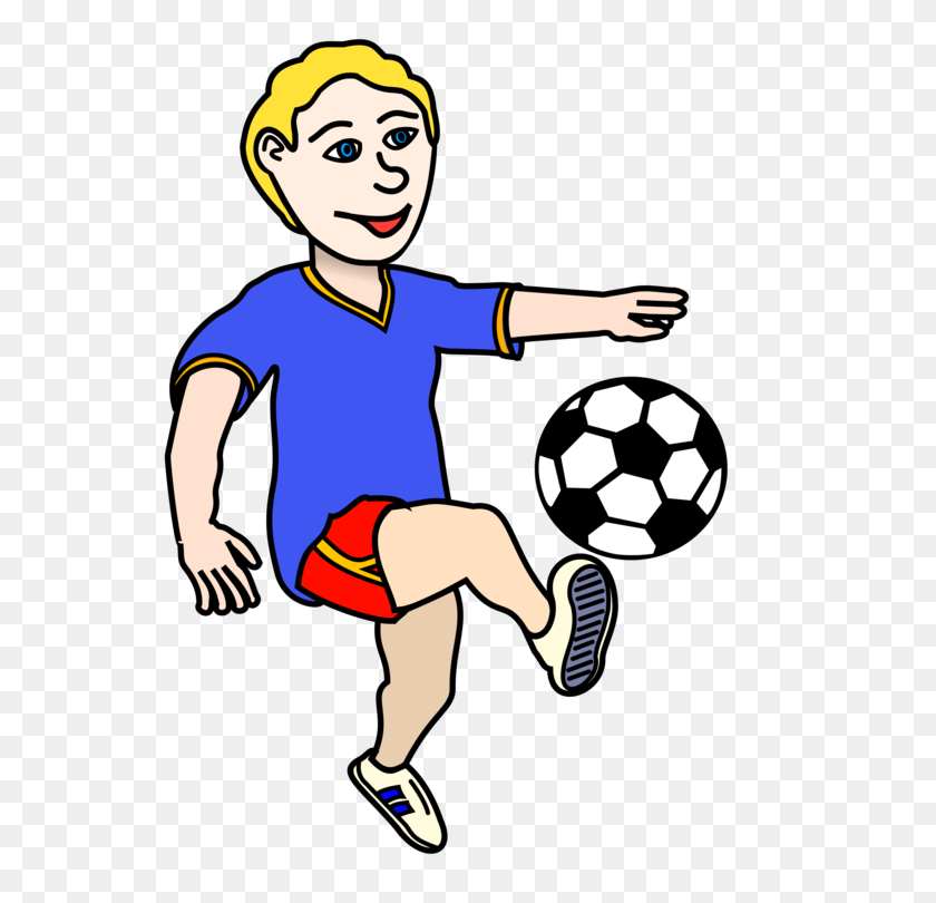 563x750 Soccer Player Images Clip Art Football Player Football Pitch Sport - Playing Football Clipart