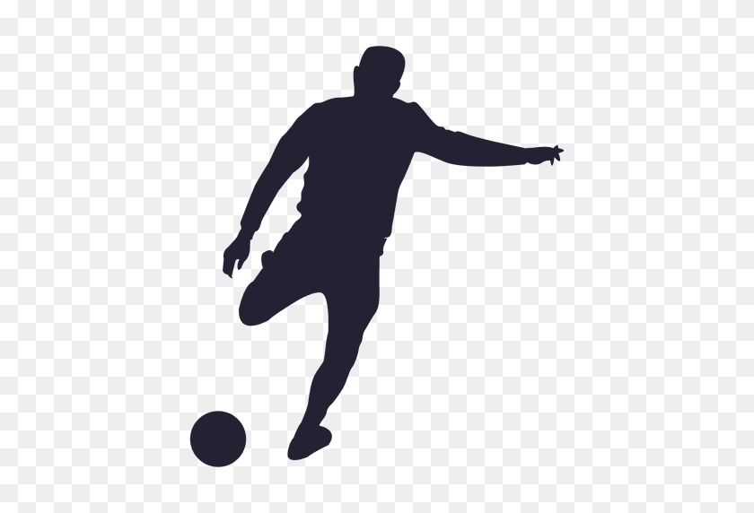512x512 Soccer Player Silhouette - Soccer Player PNG