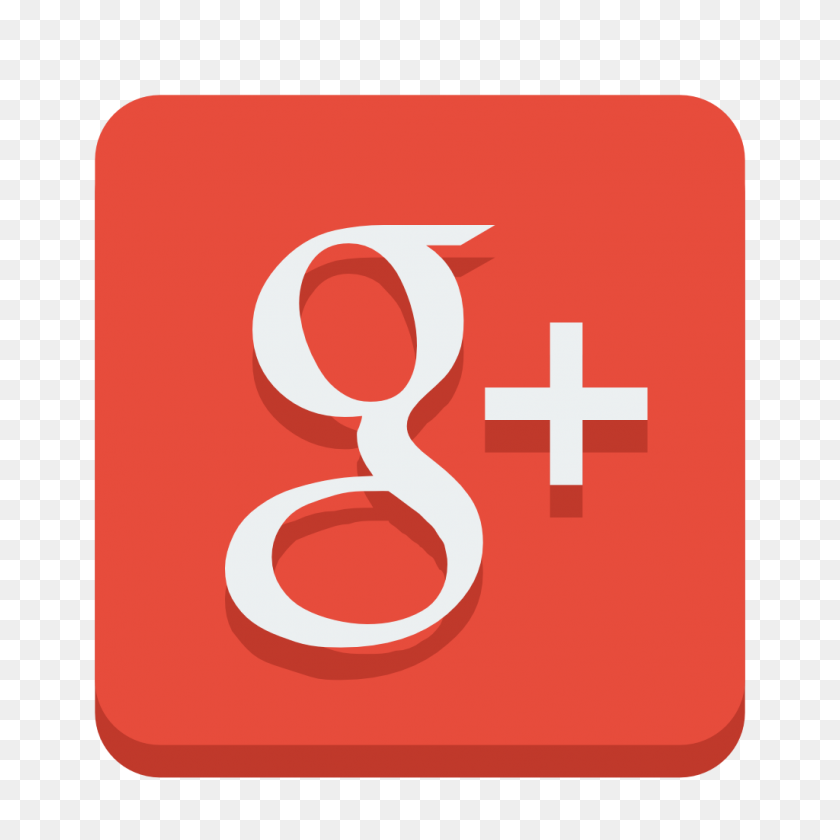 1024x1024 Социальный Значок Google Plus, Маленький Плоский Набор Иконок Paomedia - Плюс Png