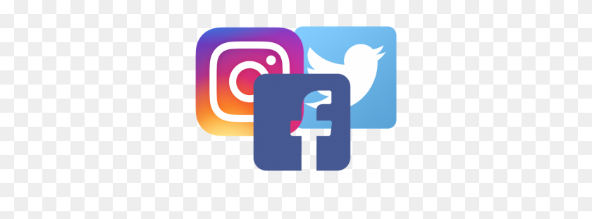 300x251 Social Media - Facebook Instagram Twitter PNG