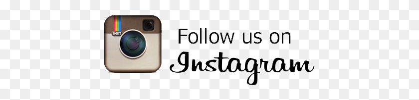 423x142 Social Media - Follow Us On Instagram PNG