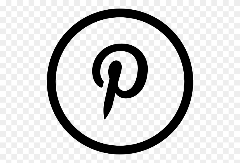 512x512 Social Media Icon - Pinterest Icon PNG