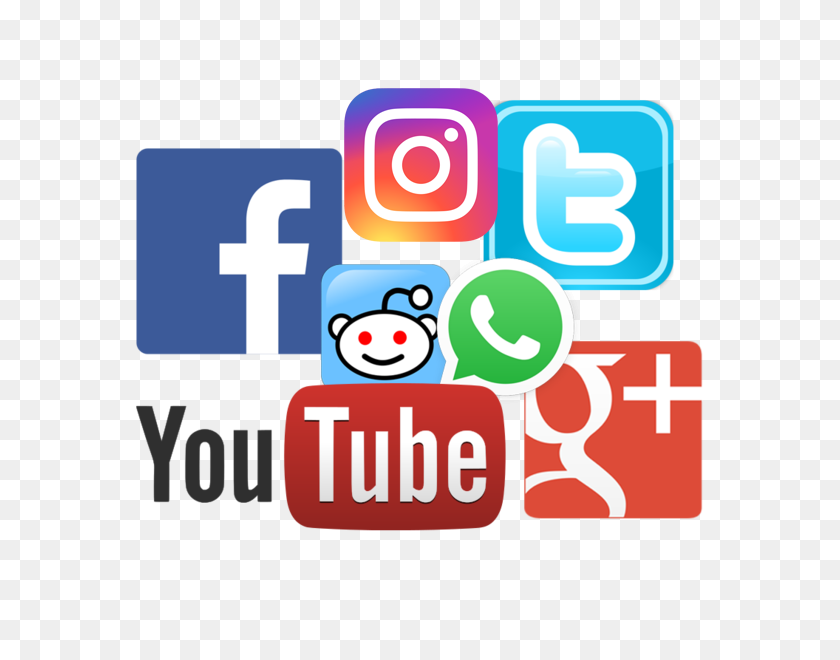 600x600 Social Media Icon - Social Media Logos PNG