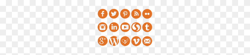 183x126 Social Media Icons - Social Media Buttons PNG