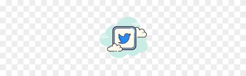 200x200 Social Media Icons - Black Twitter Logo PNG