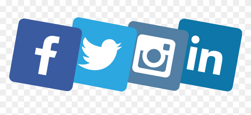 1198x500 Medios De Comunicación Social Rt En Twitter - Facebook Instagram Twitter Png