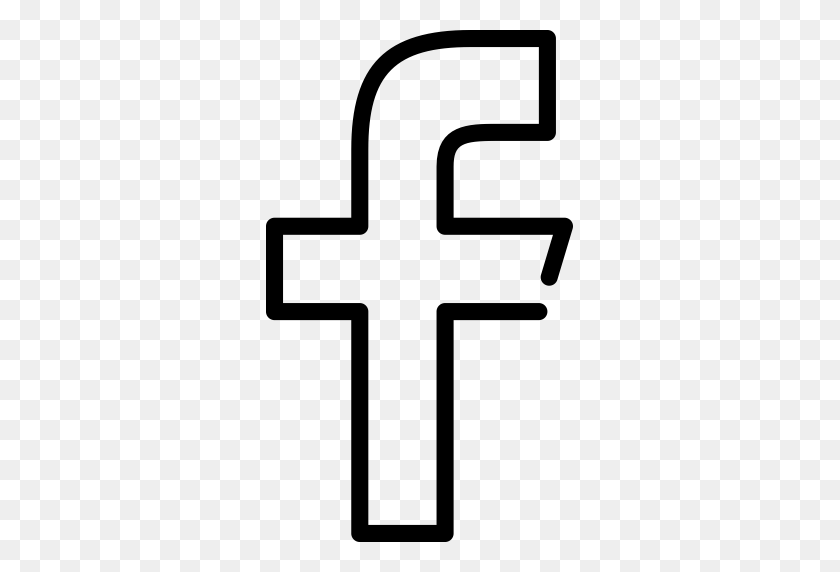 307x512 Social Media, Social, Newsfeed, Facebook Icon - Facebook Icon Clipart