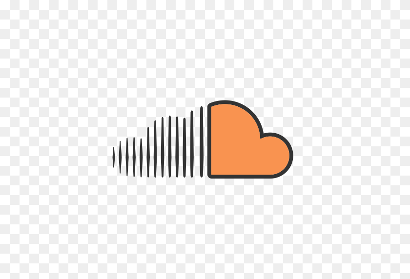 512x512 Значок Soundcloud В Социальных Сетях - Логотип Soundcloud Png