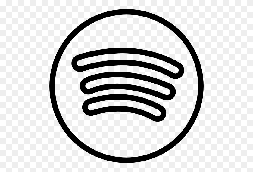 512x512 Плоский Значок Социальных Сетей Spotify - Логотип Spotify, Прозрачный Png