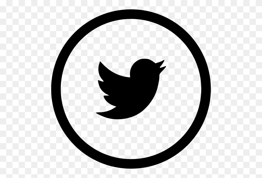 512x512 Redes Sociales, Icono De Twitter - Icono De Twitter Png Blanco