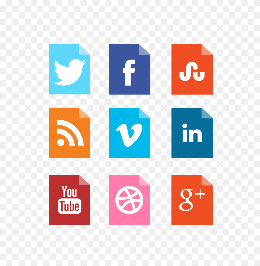 social media vector icons