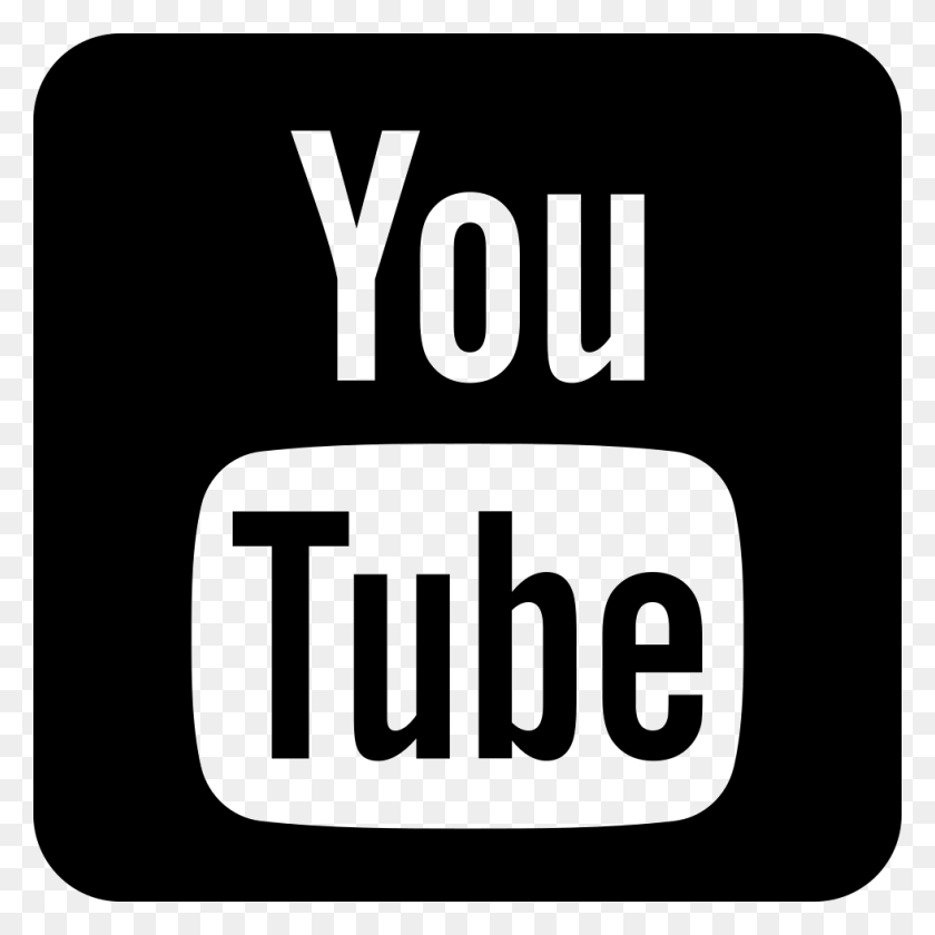 980x980 Социальные Сети Белый Youtube Png Значок Скачать Бесплатно - Белый Логотип Youtube Png
