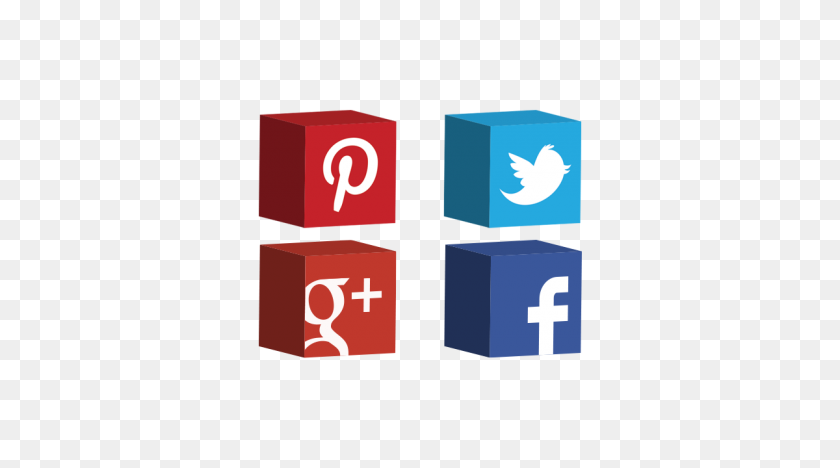 1200x628 Social Networks Icons Cube Free Vector And Transparent Png - Social Media Icons PNG