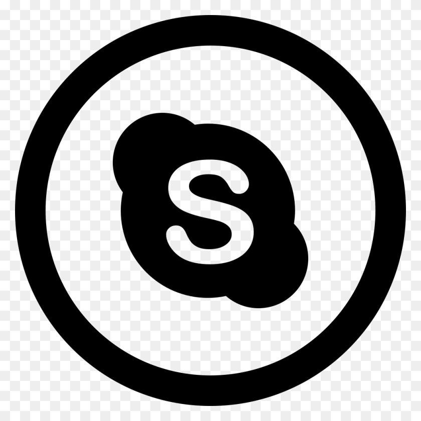 980x980 Социальная Сеть Skype Png Скачать Бесплатно - Скайп Логотип Png