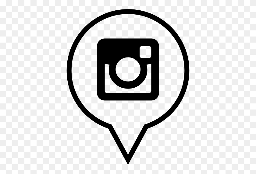 512x512 Социальные Сети, Vine, Сми, Логотип, Pn - Логотип Instagram Png, Черный