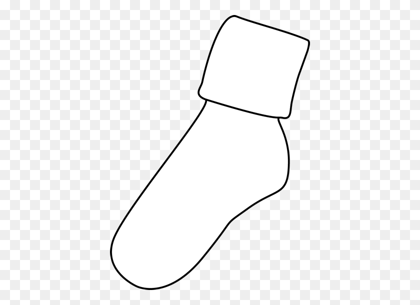 400x550 Sock Clip Art - Dr Seuss Clip Art Black And White