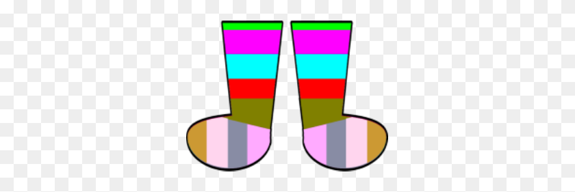 295x221 Sock Clip Art For Kids - Crazy Socks Clipart