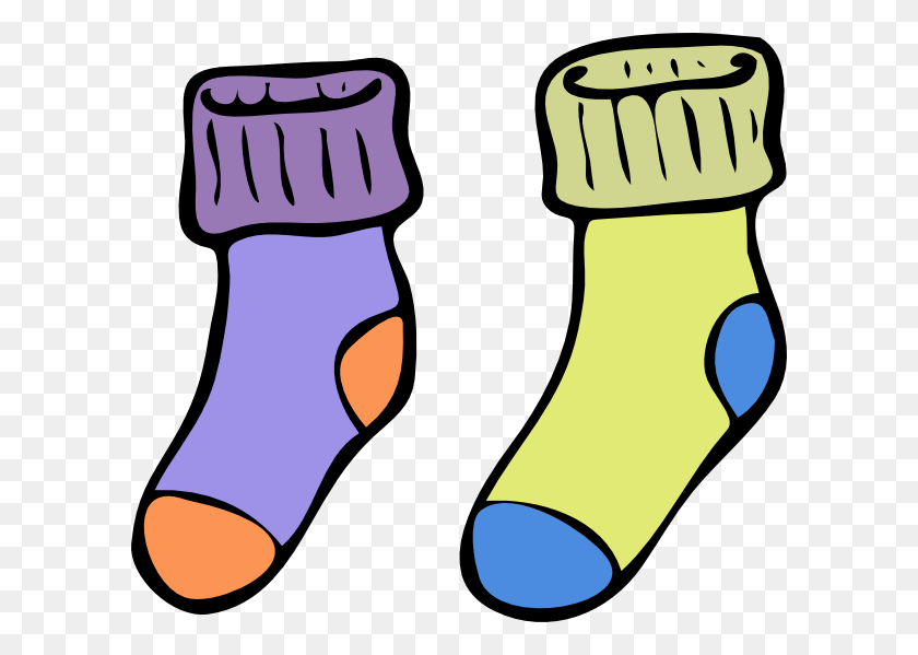600x539 Socks Clip Art - Socks PNG