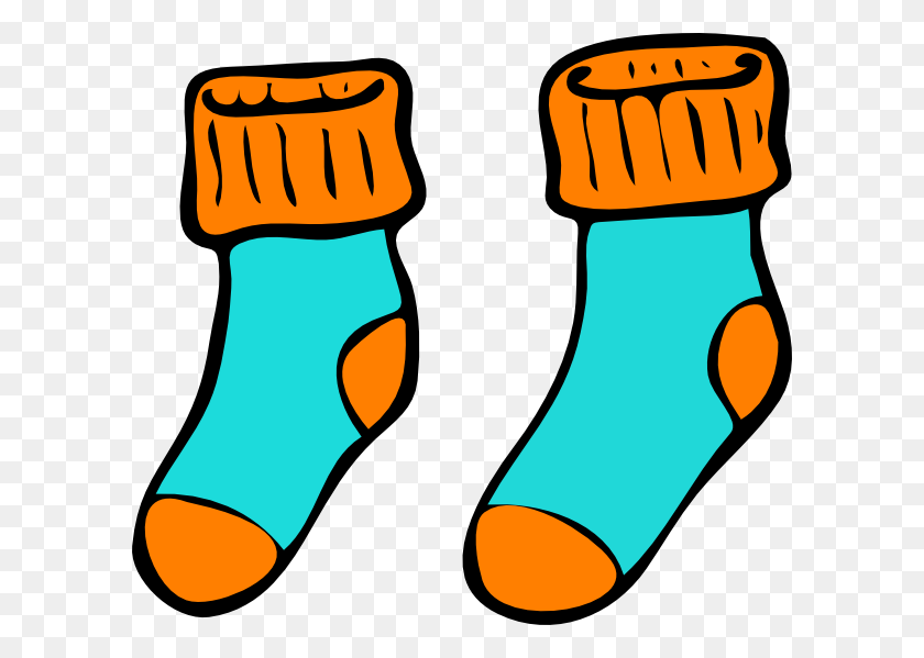 600x539 Socks Clip Art - Tipi Clipart