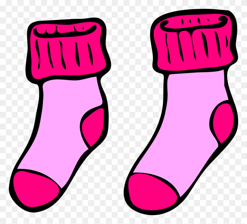801x720 Socks Clipart Calcetines - Crazy Socks Clipart
