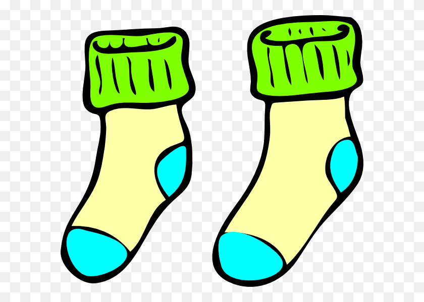 600x539 Socks Clipart Clean Sock - Socks And Shoes Clipart