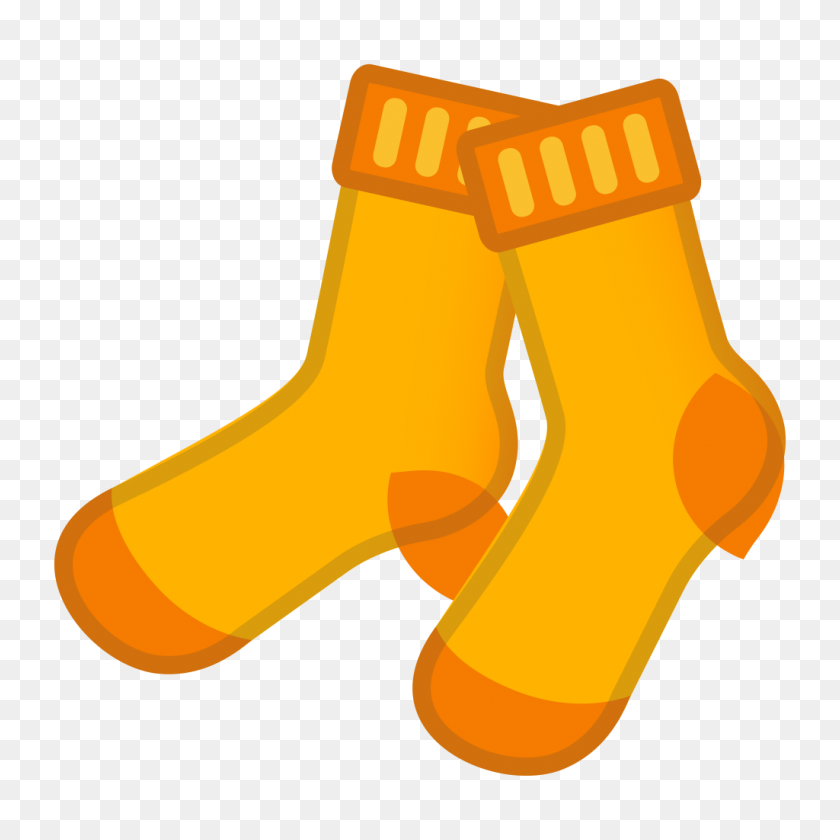 1024x1024 Значок Носки Ното Смайлики Одежда Набор Иконок Объектов Google - Носки Png