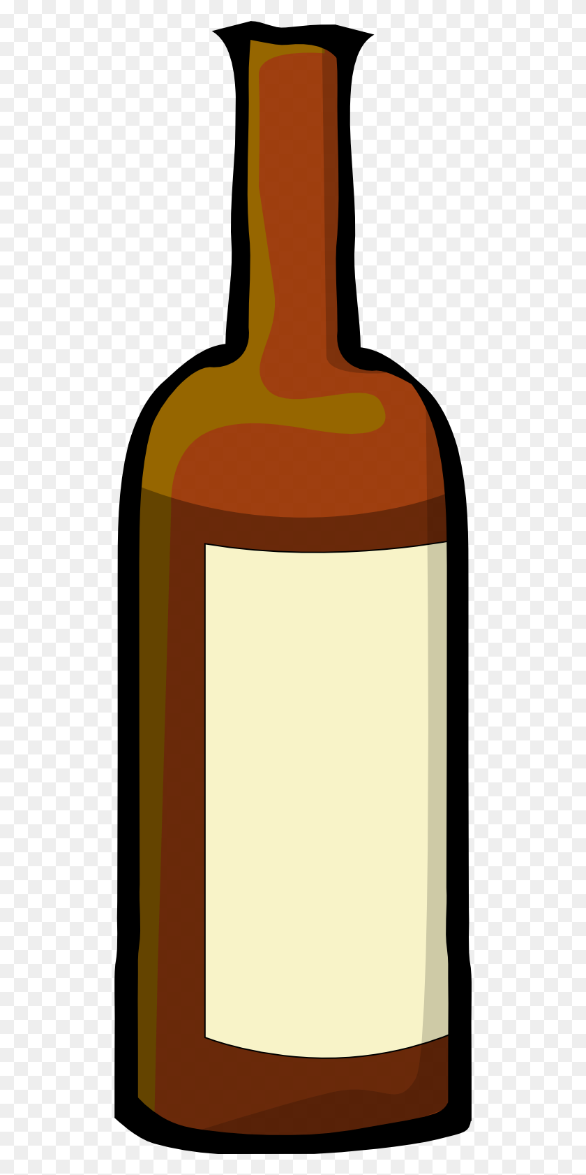 Бутылка нарисованная