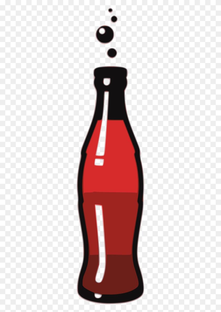 256x1128 Soda Bottle Clipart - Pop Can Clipart