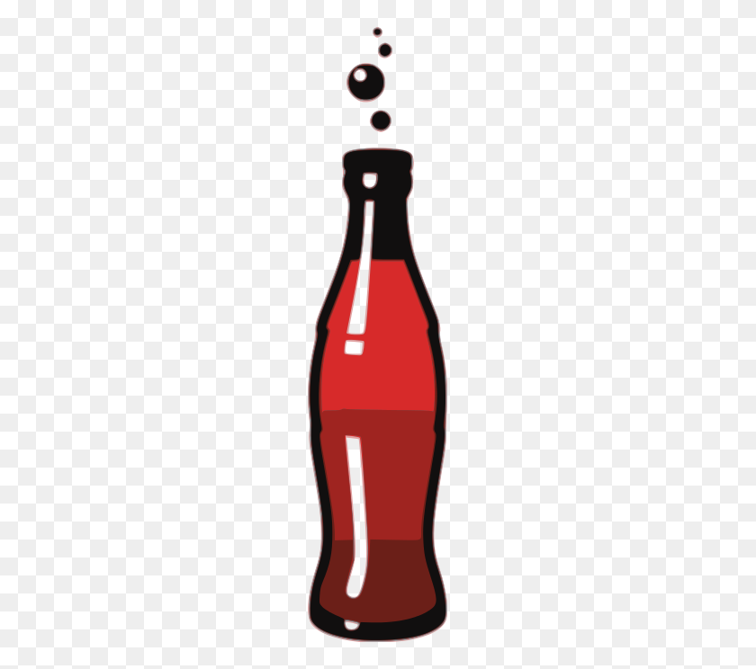 155x684 Бутылка Соды Клипарт - Бутылка Кока-Колы Png