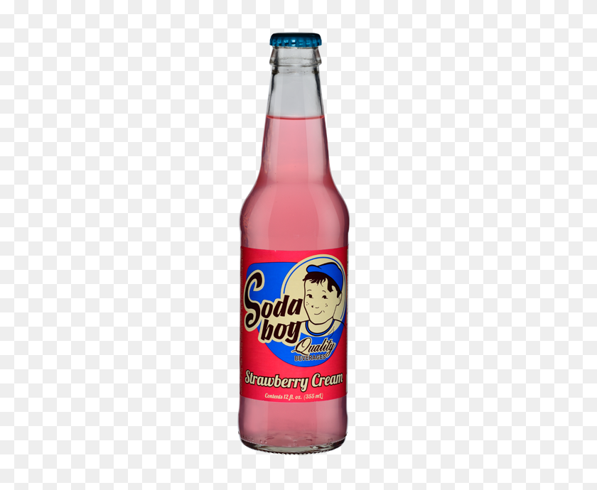 500x630 Soda Boy Strawberry Cream Pack Orca Beverage Inc - Sodas Png