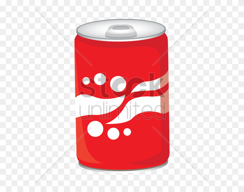 600x600 Soda Can Vector Image - Diet Coke Clipart