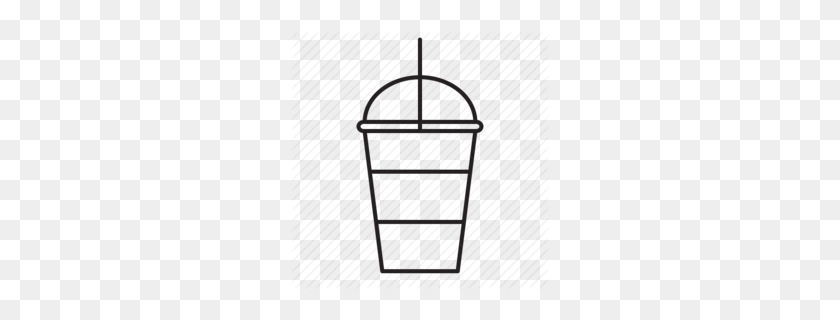 260x260 Soda With Straw Clipart - Soda Cup Clipart