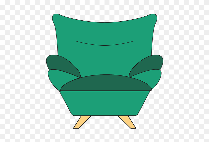 512x512 Sofa Armchair Cartoon - Sofa PNG