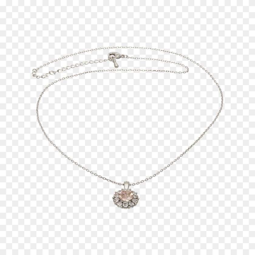 1000x1000 Sofia Necklace - Silver Chain PNG