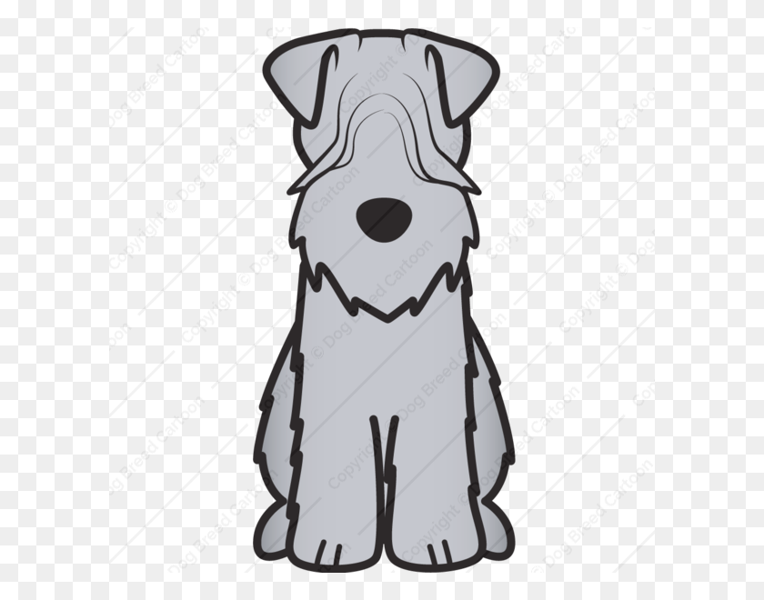 600x600 Soft Coated Wheaten Terrier Perro De Dibujos Animados De Soft Coated Wheaten Terriers - Imágenes Prediseñadas De Schnauzer