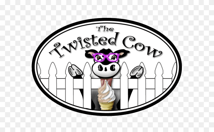 604x458 Магазин Мороженого С Мягкой Подачей И Жесткой Упаковкой The Twisted Cow - Ice Cream Shop Clipart