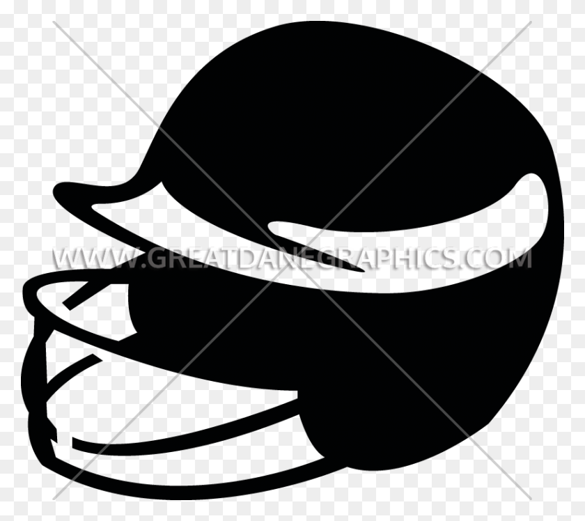 825x728 Softball Helmet Production Ready Artwork For T Shirt Printing - Softball Helmet Clipart