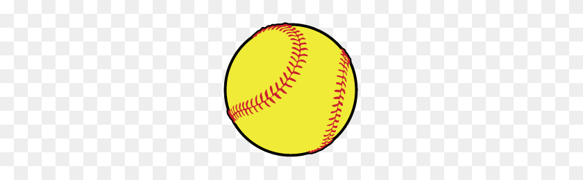354x200 Softball Png Transparent Images - Yellow Softball Clipart