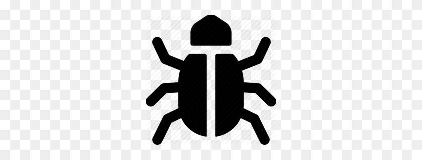 260x260 Software Bug Clipart - Bugs Clipart Black And White