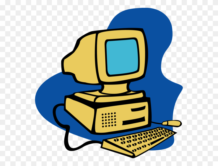 570x578 Software Clipart Animated Computer - Computer Virus Clipart