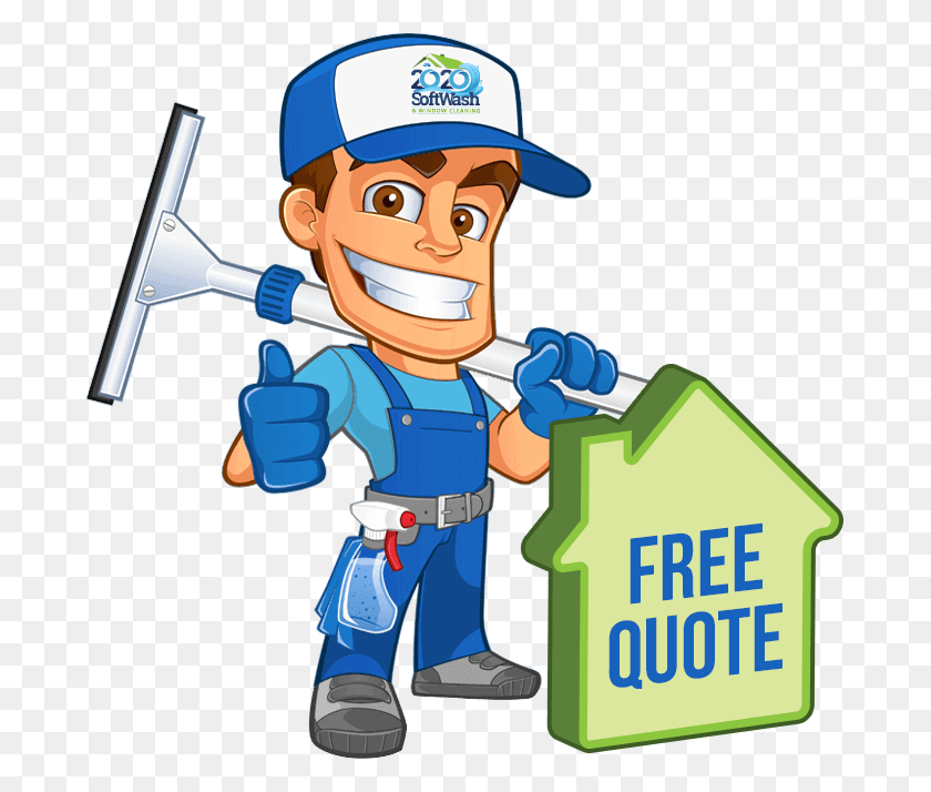683x654 Softwash Window Cleaning Your Solution For A Wide Range - Window Cleaning Clip Art
