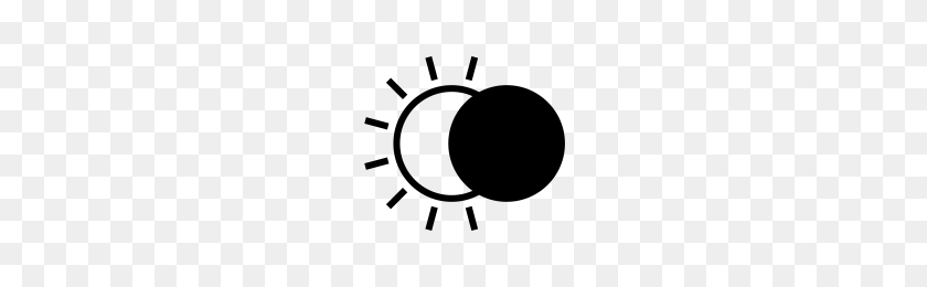 200x200 Eclipse Solar Iconos De Proyecto Sustantivo - Eclipse Png