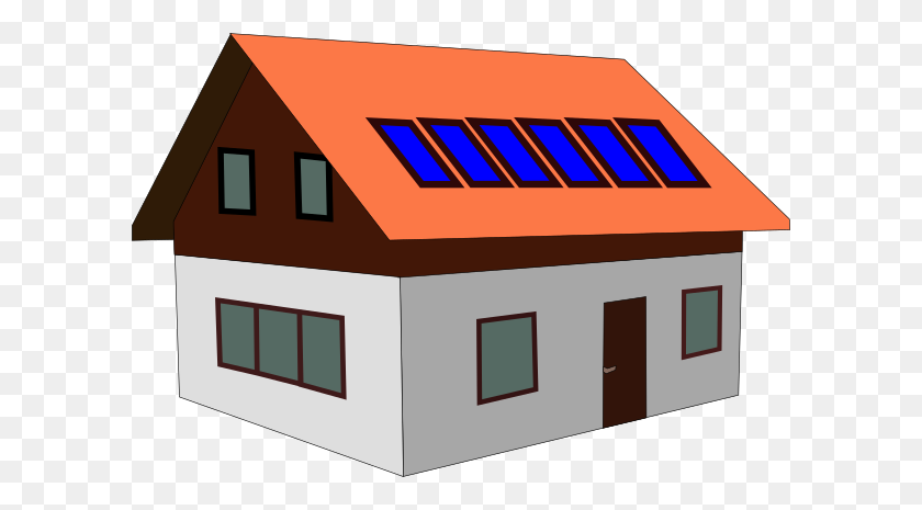 600x405 Solar Panel Home Clip Art - Solar Panel Clipart